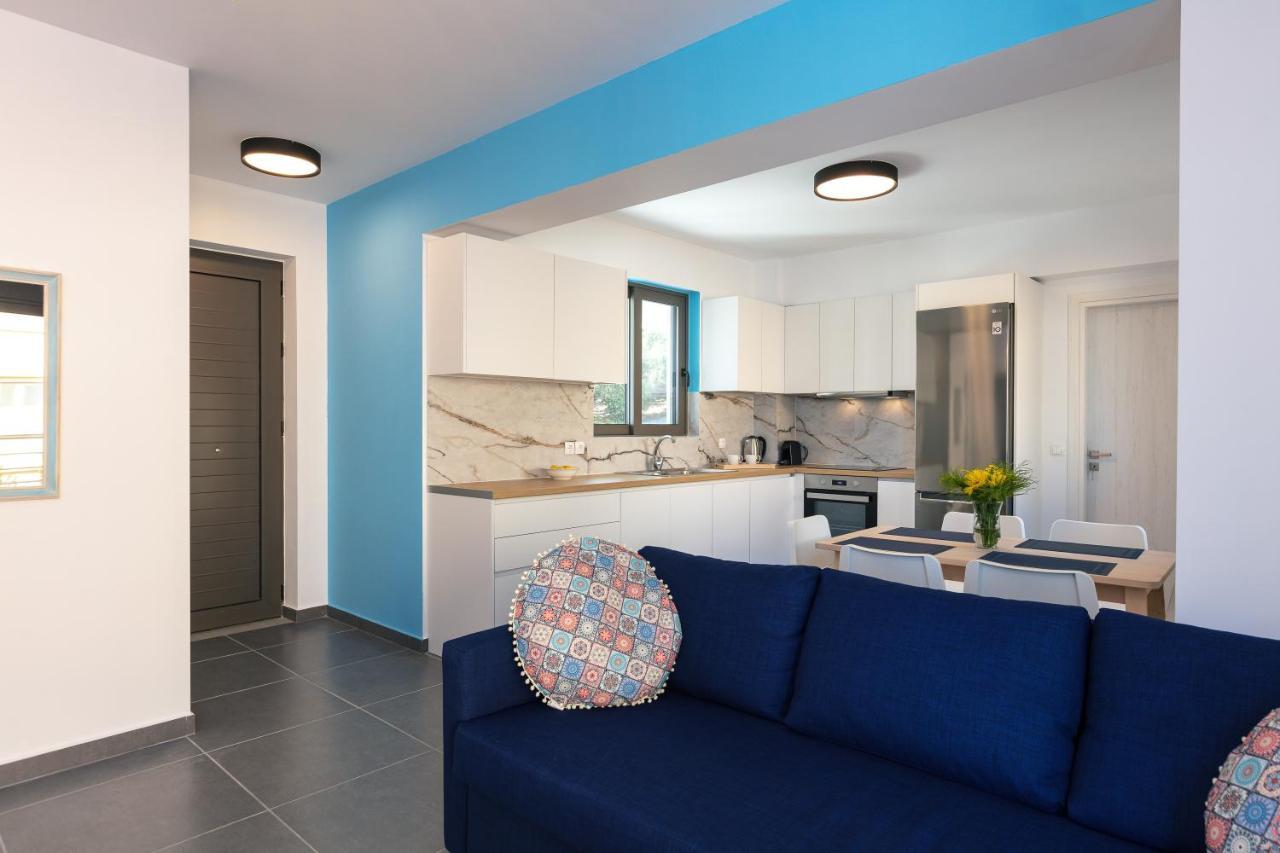 Greek Sky - New Modern Apartment With Shared Pool ตาวโรไนติส ภายนอก รูปภาพ